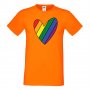Мъжка тениска Rainbow Heart multicolor Прайд,Празник.Повод,Изненада, снимка 8