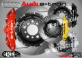 Надписи за капаци на спирачни апарати Audi e-tron, снимка 1
