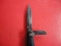 Старинен нож ERN Solingen корона и меч, снимка 5