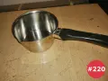 Малка италианска касерола от алпака (неръждаема стомана) с улей, снимка 1