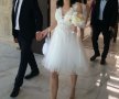 Булчинска/Сватбена рокля -  Официална/Елегантна бяла рокля, снимка 17