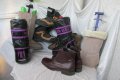 ЛУКС,КАТО НОВИ мъжки боти LUX, 41- 42,Kenneth Cole® REACTION® Men's brown Boots,100% ЕСТЕСТВЕНА кожа, снимка 16