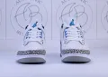 Nike Air Jordan Retro 3 White Cement, University Blue Мъжки Дамски Маратонки, снимка 9