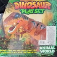 Детска играчка динозавър зелен серия play set, снимка 4 - Електрически играчки - 38769560