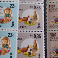 Пощенски марки серия IFAD UNITED UNIES чисти без печат редки за КОЛЕКЦИЯ 37881, снимка 7 - Филателия - 40476504