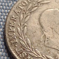 Сребърна монета 20 кройцера 1828г. Франц първи Виена Австрия 23919, снимка 4 - Нумизматика и бонистика - 42899822
