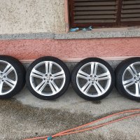 4 броя оригинални джанти VW Tiguan R-Line 19" 5x112 с гуми и датчици, снимка 1 - Гуми и джанти - 35102894