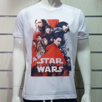 Нова мъжка тениска с трансферен печат STAR WARS (Междузвездни войни) - The last jedi, снимка 5 - Тениски - 29855875