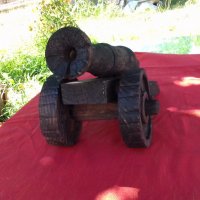 Старинно копие на дървен топ, снимка 7 - Антикварни и старинни предмети - 30219438