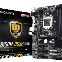 дъно motherboard gigabyte GA-B150M-DS3H socket сокет 1151, снимка 1 - Дънни платки - 23490942