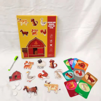 дигитална магнитна кутия с магнити на селскостопански животни / 3 модела, снимка 1 - Образователни игри - 36505194