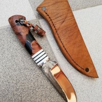 Ръчно изработен ловен нож от марка KD handmade knives ловни ножове, снимка 7 - Ножове - 34478488