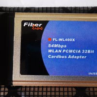 Мрежова карта за безжичен интернет PCI PCMCIA / 54 Mbps, снимка 3 - Мрежови адаптери - 40671473