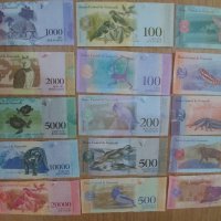 Банкноти от Венецуела, Боливари, UNC , снимка 2 - Нумизматика и бонистика - 32172902
