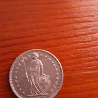 Швейцария 2 франка, 1978 г., снимка 1 - Други ценни предмети - 31548667