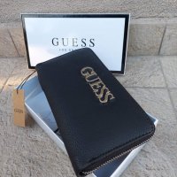 Луксозен  черен портфейл  Guess код DS301, снимка 3 - Портфейли, портмонета - 36371725