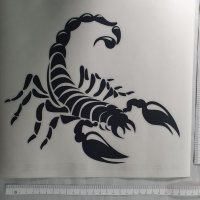 Стикери, лепенки Скорпион. Sticker Scorpion, снимка 4 - Аксесоари и консумативи - 38225904