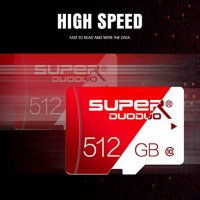  512GB Micro SD карта SUPERDUODUO, клас 10, с адаптер, снимка 3 - Карти памет - 37249295