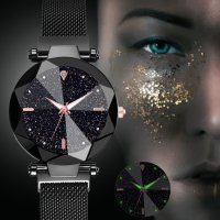 Луксозен дамски часовник „звездно небе“. , снимка 5 - Дамски - 44240353