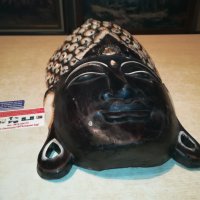 ГОЛЯМА маска стенна от дърво Буда декорирана 0311202206, снимка 17 - Колекции - 30664495