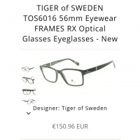 Tiger of Sweden - оригинални очила за рамки , снимка 11 - Слънчеви и диоптрични очила - 36535967