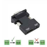 Адаптер HDMI към VGA + audio конвертор HDMI to VGA, снимка 2 - Друга електроника - 30087099