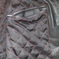 Продавам  Manny`s Марково Елегантно кожено черно палто, снимка 6 - Палта - 35544619