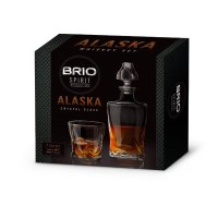 Комплект за уиски Brio Spirit Alaska - 7 части, снимка 2 - Чаши - 44232090