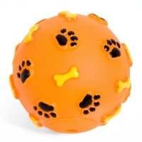Играчка за куче Топка със звук 8 см, снимка 1 - За кучета - 42354188