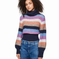 НАМАЛЕН - Dua Lipa & Pepe Jeans нов с етикет пуловер, снимка 13 - Блузи с дълъг ръкав и пуловери - 40312475