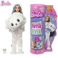 Barbie Color Cutie Reveal Кукла Барби супер изненада Бяла мечка HJL64, снимка 1 - Кукли - 40287244