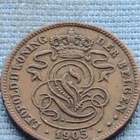 Монета 2 цента 1905г. Белгия крал Леополд втори 34853, снимка 8 - Нумизматика и бонистика - 42730246