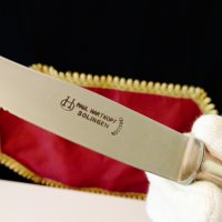 Solingen нож с дръжка от каталин 23 см. , снимка 3 - Прибори за хранене, готвене и сервиране - 33843223