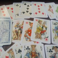 Rokoko ГДР стари карти неизползвани син гръб, снимка 9 - Карти за игра - 39677064