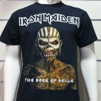 Нова мъжка тениска със ситопечат на музикалната група IRON MAIDEN - The Book of Souls, снимка 6 - Тениски - 29878378