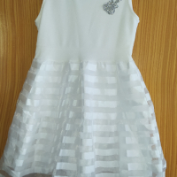 Празнична бяла рокля, снимка 1 - Детски рокли и поли - 36496898