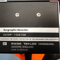 Грапавомер Taylor-Hobson Surtronic 3, снимка 12 - Други машини и части - 30625436
