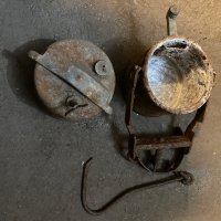 Стара миньорска лампа, снимка 18 - Други ценни предмети - 39279618