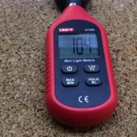 Lux / light meter UNI-T UT383 луксметър светломер светлометър, снимка 3 - Други инструменти - 30283674