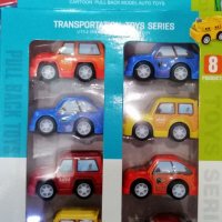 Комплект колички 8 броя Серия toys series , снимка 1 - Коли, камиони, мотори, писти - 38831219