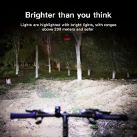 Ултра ярка LED светлина за велосипед, Двойна, Алуминиева, USB, 1000Lum, снимка 13 - Аксесоари за велосипеди - 44669785