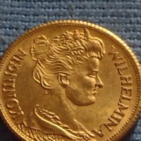 Рядка монета 5 гулдена 1912г. Нидерландия Вилхемина за КОЛЕКЦИОНЕРИ 34944, снимка 5 - Нумизматика и бонистика - 42682515