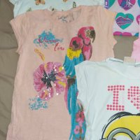 122-128 Лот детски тениски с къс ръкав, снимка 3 - Детски тениски и потници - 37058432