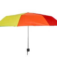 Чадър за дъжд Ръчен Многоцветен Rainbow 24см, снимка 2 - Други - 42877693