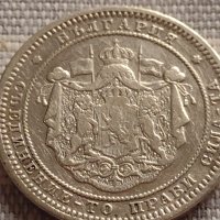 Сребърна монета 2 лева 1882г. Княжество България Александър първи за КОЛЕКЦИОНЕРИ 40843, снимка 7 - Нумизматика и бонистика - 42832308