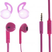 aiino - POP Слушалки с микрофон розов цвят НОВИ, снимка 3 - Слушалки и портативни колонки - 37005858