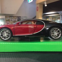 Bugatti Chiron  - мащаб 1:24 на Welly моделът е нов в кутия, снимка 2 - Колекции - 31595021