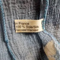 Шал Marc Rozier, Франция, 100% естествена коприна, снимка 7 - Шалове - 42722924