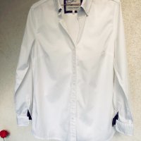 Красива бяла риза S.OLIVER, снимка 8 - Ризи - 30678589