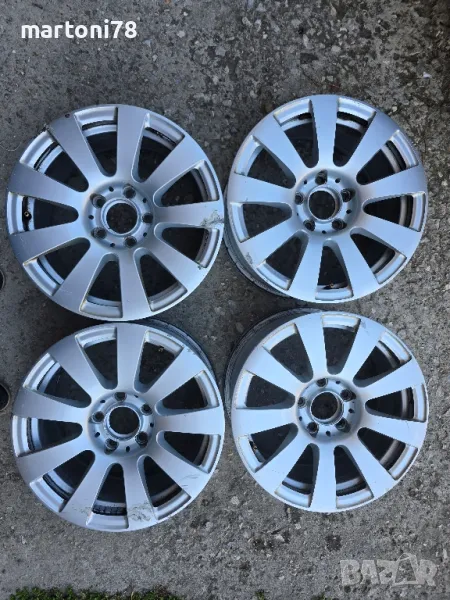 4 бр.оригинални алуминиеви джанти 16 цола, 5х112 за Мерцедес., снимка 1